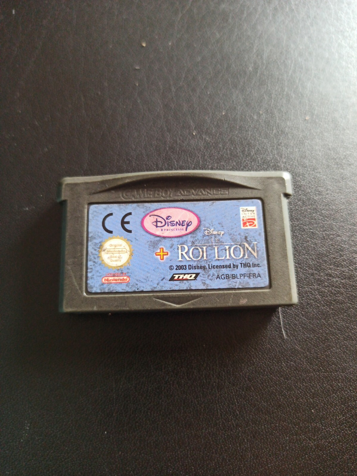 Nintendo GAME BOY ADVANCE 2 En 1 DISNEY PRINCESSE + LE ROI LION - FRA 