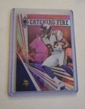 2019 Panini Phoenix ** CATCHING FIRE PINK PRIZM ** #29 Randy Moss #D / 199
