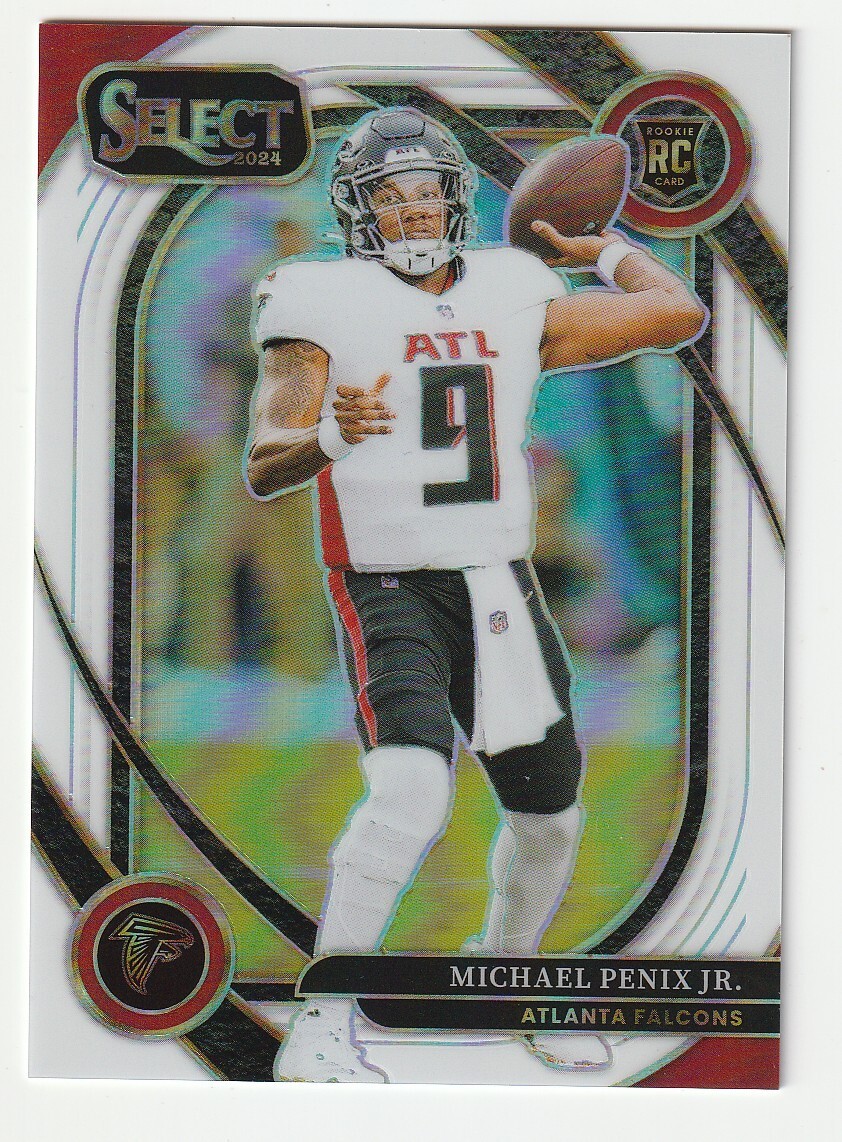 2024 Panini Select White Prizm Michael Penix Jr. Rookie Club