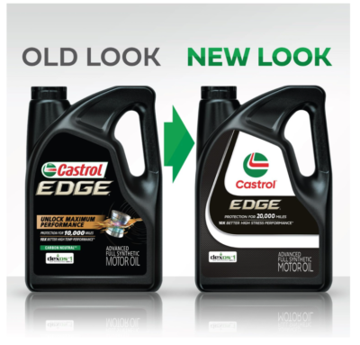 Castrol 03124 Edge 0W-20 Advanced Full Synthetic Motor Oil, 20.000