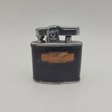 Ronson Standard Leather Wrapped Lighter Vintage Newark NJ Art Deco Pat No 19023