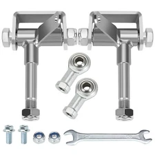 Steering Spindle Bracket Set 5/8" Axle 3-3/4" with Rod End Ball Joint Go Kart