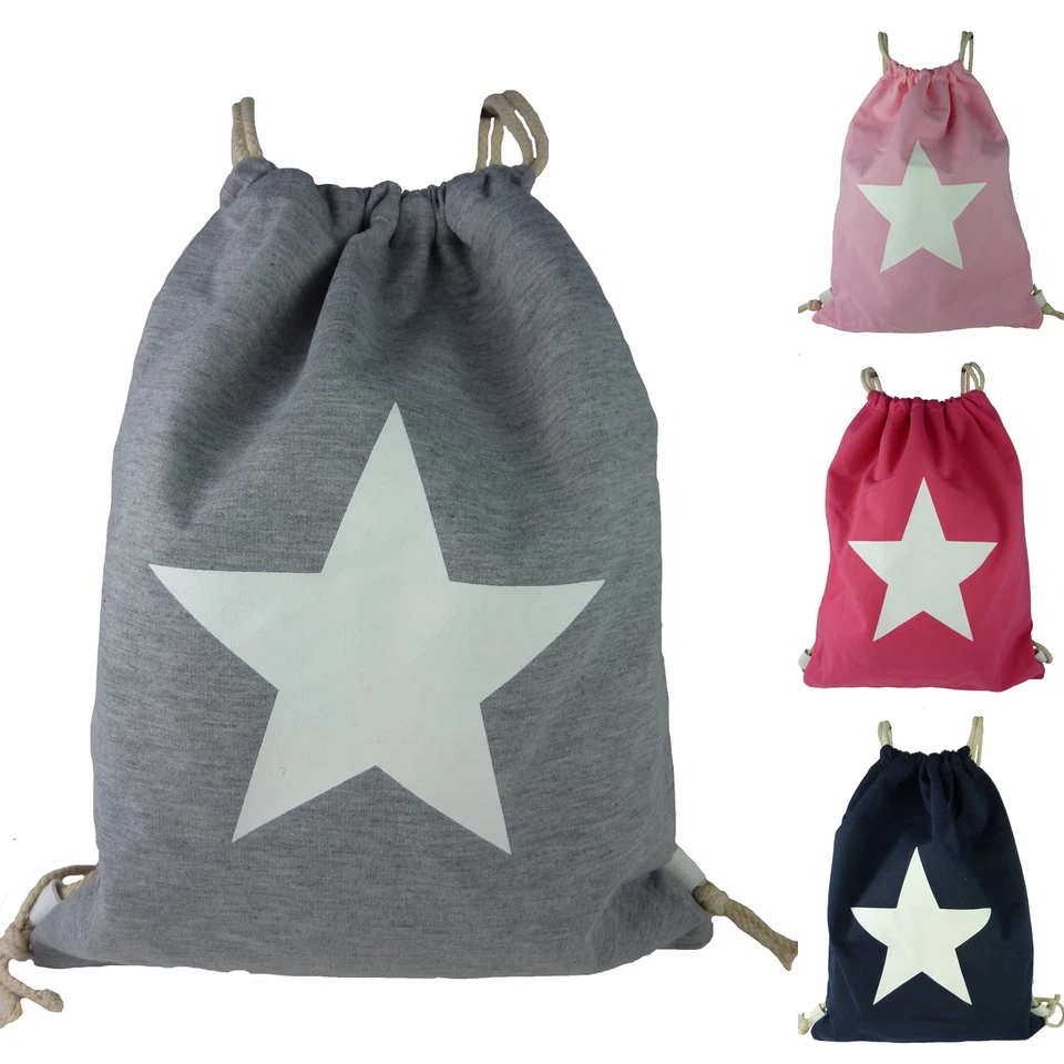 Rucksack Damen Gymbag Drawstring Sportbeutel Schulterrucksack Turnbeutel 1605