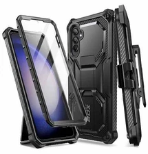 i-Blason Armorbox for Samsung Galaxy S23 FE, with Kickstand Shell 360 Case Cover