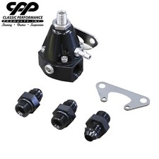 Cpp 90395 Fuel Pressure Regulator Carb Or E.f.i Bypass 4-80 Psi Adjustable -6 An