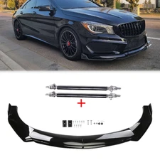 For Mercedes-Benz CLA250 C300 Front Bumper Lip Part Accessories Splitter Spoiler
