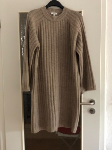 B. YOUNG (Dänemark) Strickkleid/Kuschelkleid L /XL beige mit Wolle weich NEU!
