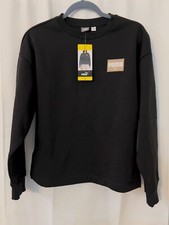 NWT Puma Black Ladies' Fleece Crewneck Sweatshirt Size S W60362