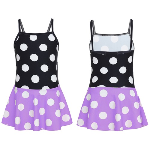 Kids Girls Beachwear Summer Swimwear Holiday Swimsuit Print Bikini Pool A-line - Picture 10 of 34