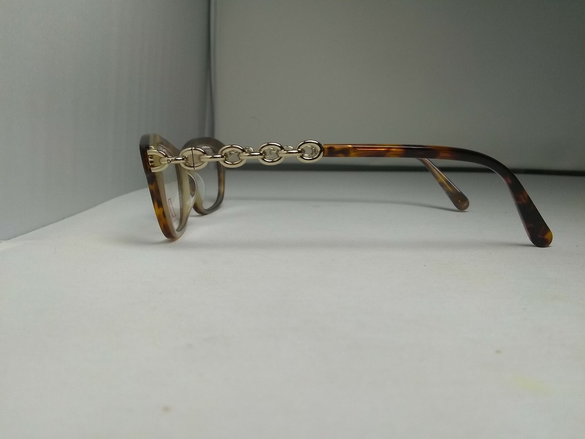NEW DIANE VON FURSTENBERG women\'s dvf5060 cat eye eyeglasses in tortoise gold Essential Cat Eye Tortoise & Gold Glasses for Women  main image 4