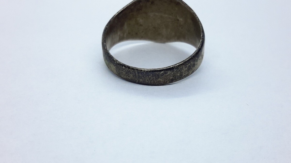 German Ring ww1 WWI Iron cross Men's Military Jewelry. 800