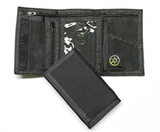 Nylon Trifold Wallet with Coin Pocket