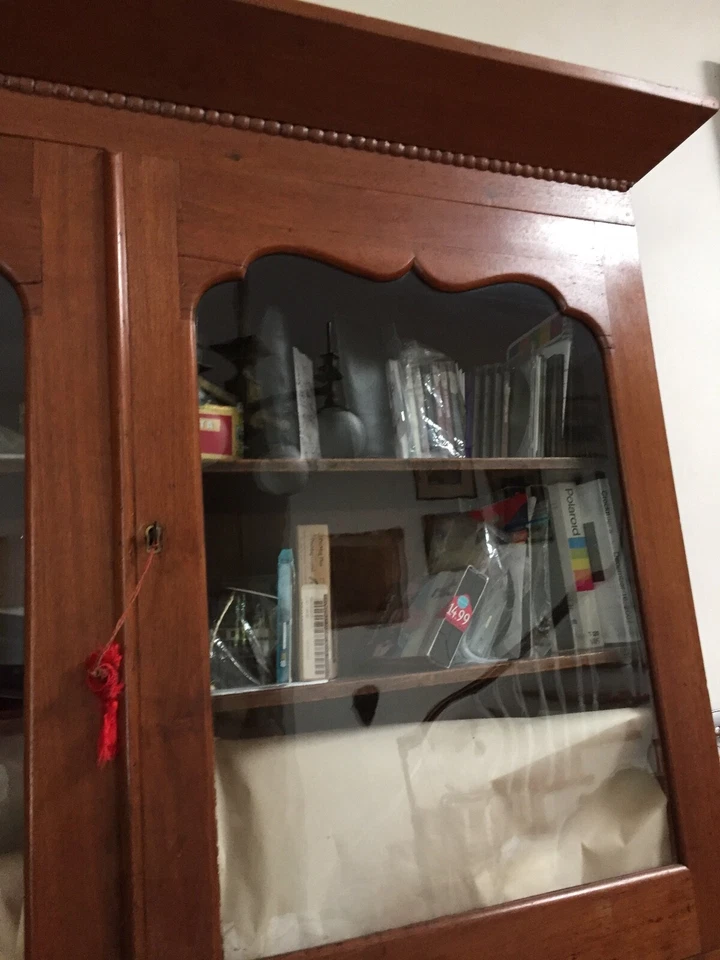 Antiguo gabinete de escritorio plantación americano 1880 Foto 2 de 4