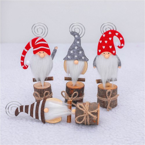 Weihnachten Tisch Anzahl Halter Schreibtisch Memo Clip Halter - Bild 5 von 11