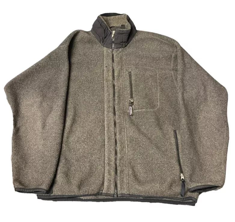 Vintage 90s Patagonia Synchilla Full Zip Fleece Jacket Size Large Made in USA