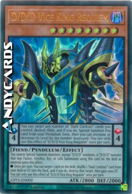 D/D/D VICE KING REQUIEM (D/D/D Requiem König des Lasters) Ultra R   GFP2 EN002   1Ed
