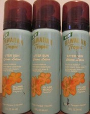 Lot of 3 Hawaiian Tropic After Sun Creme Island Mango 1.5 oz each