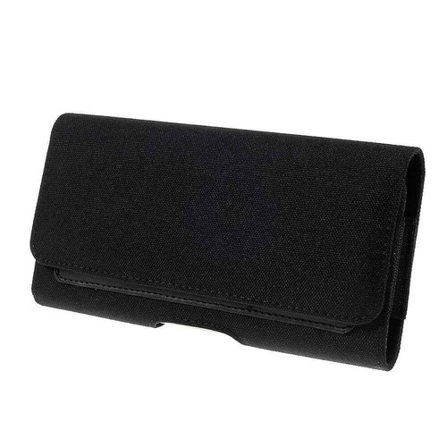 para ZTE Grand X Max+ Funda Cinturón Clip Metálico Horizontal Tarjetero Texti... - Imagen 4 de 6