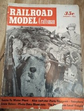 Railroad Model Craftsman Magazine January 1953 January Santa Fe water plant 