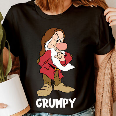 Sieben 7 Zwerge Schneewittchen Happy Kostüm lustig Bashful Dopey Damen T-Shirts #UJG