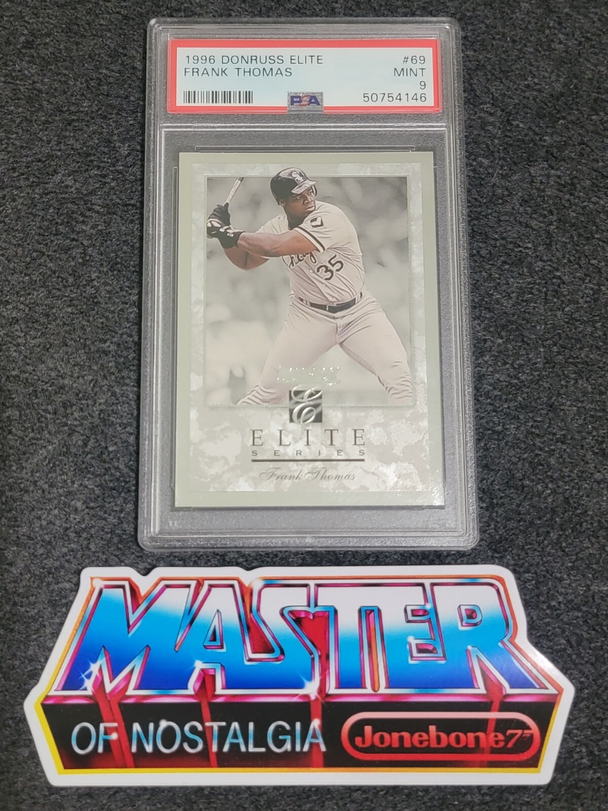 Frank Thomas 1996 DONRUSS ELITE Insert PSA 9 Baseball HOF MLB #69 Hall of Fame