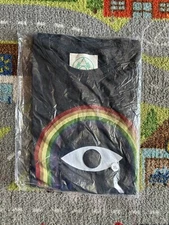 Camp High Collective Designer Rainbow Eye New In Bag Black Shirt Xl