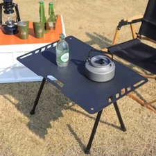 Outdoor Aluminum Alloy Table Lightweight Tactical Table Folding Dinner Table New