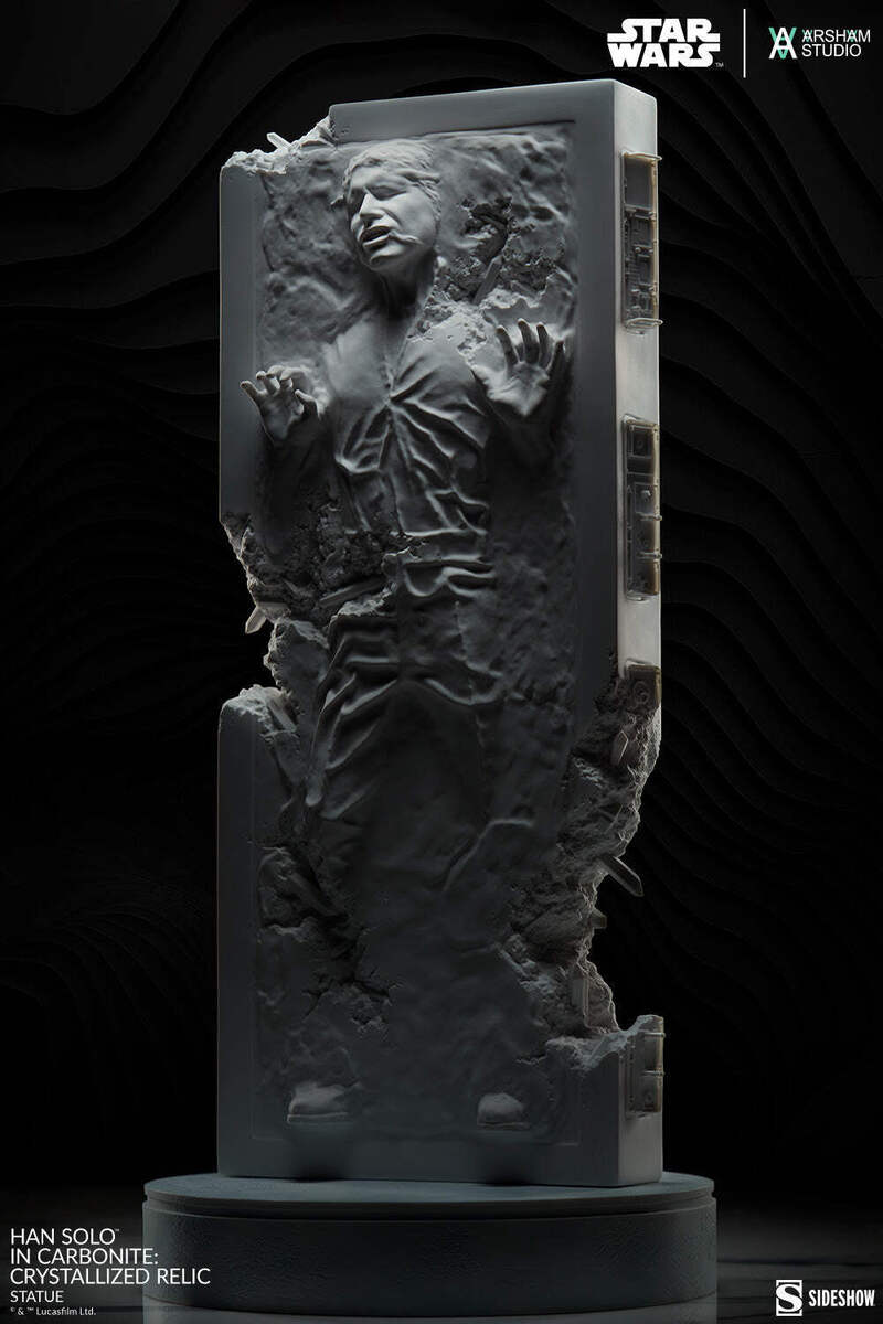 SIDESHOW Star Wars Han Solo in Carbonite Crystallized Relic SIDESHOW Star Wars Han Solo in Carbonite Crystallized Relic