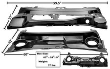 Mustang Cowl Upper Lower Wo Factory Ac 1971 1972 1973 - Dynacorn