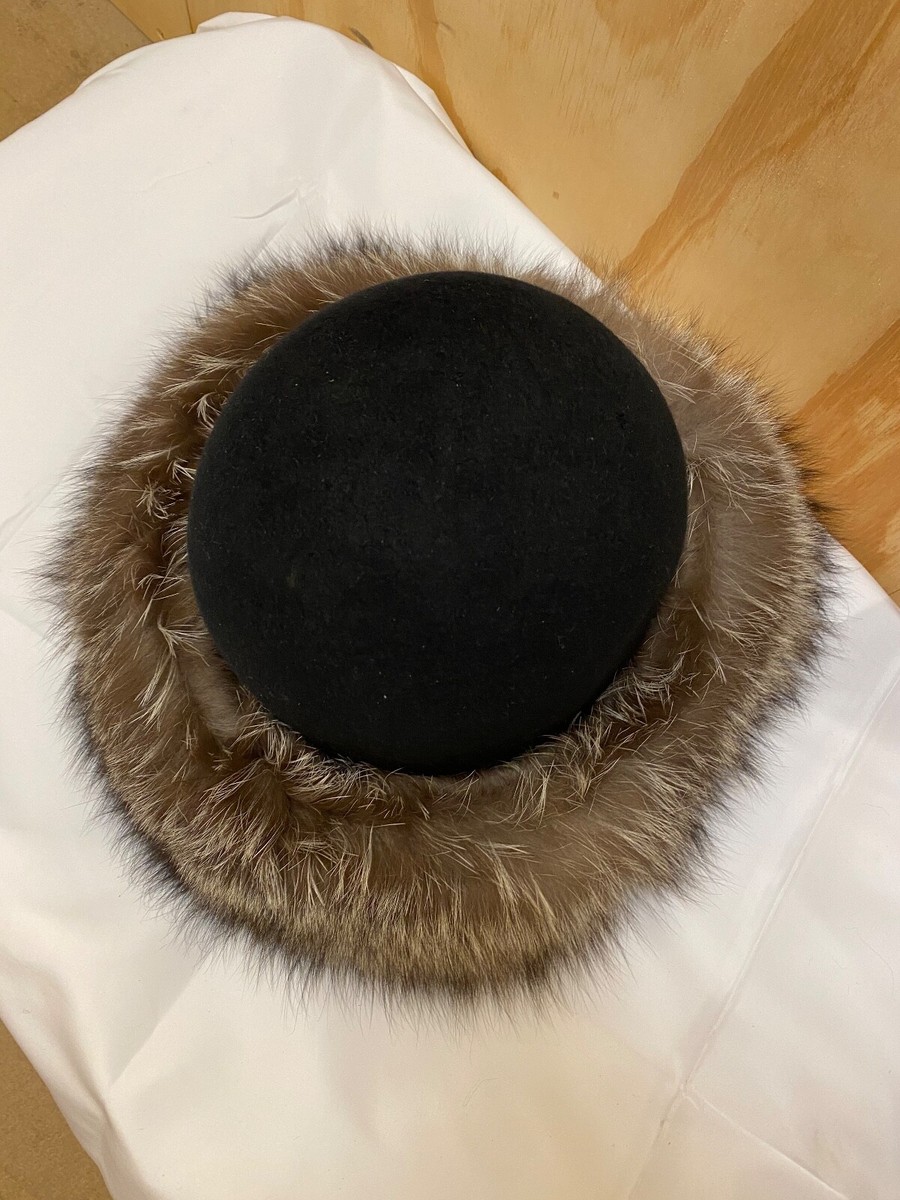 1960s NWT Kates Canada Natural Demi Buff Mink Fur Bowler Derby Hat - Union Made $_32.JPG?set_id=880000500F main image 4