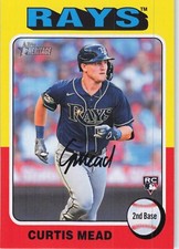 Curtis Mead Baseball Cards - Parallels Base Chrome - You Choose Curtis Mead Baseball Cards - Parallels Base Chrome - You Choose