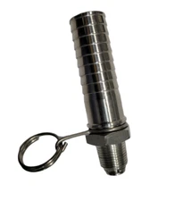 Wash Gun Swivel Connector Water Hose Shank Down Spray Fitting Barbed 3/4"-3/8" 