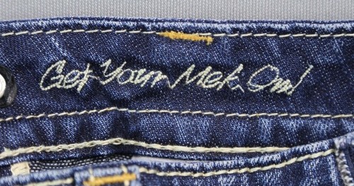 Women's Mek Denim Jeans Nagoya Boot Cut Stretch Flap Size 29x36 (Msr 29x31) - Picture 4 of 12