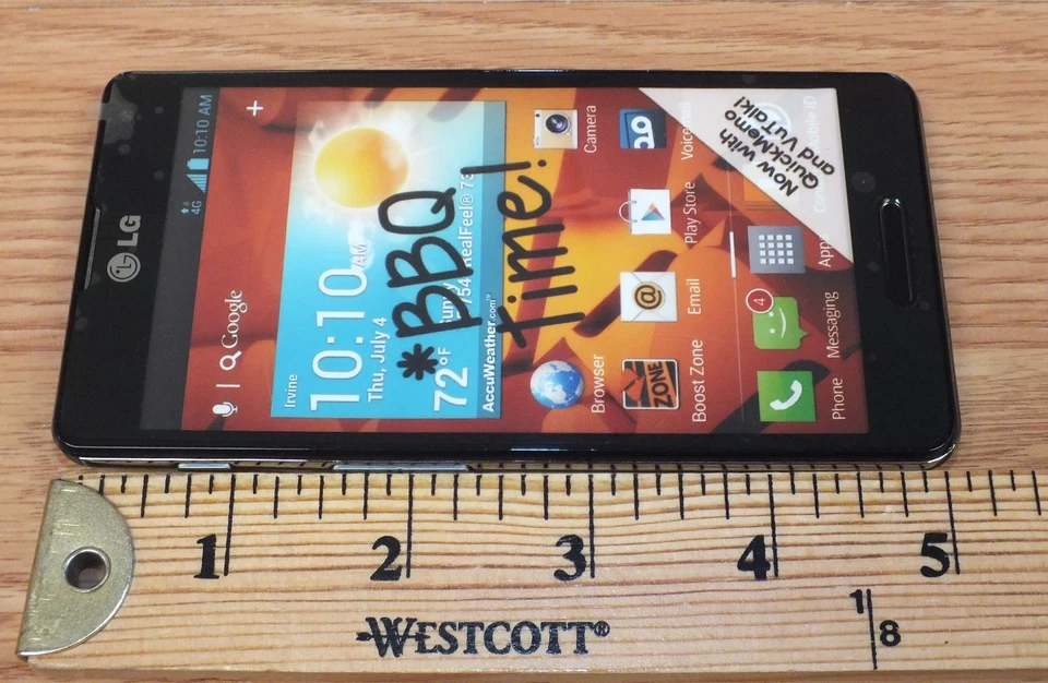 Smartphone LG Negro Pantalla Táctil Estilo Falso Teléfono Ficticio Solo **¡LEER!**  Foto 3 de 3