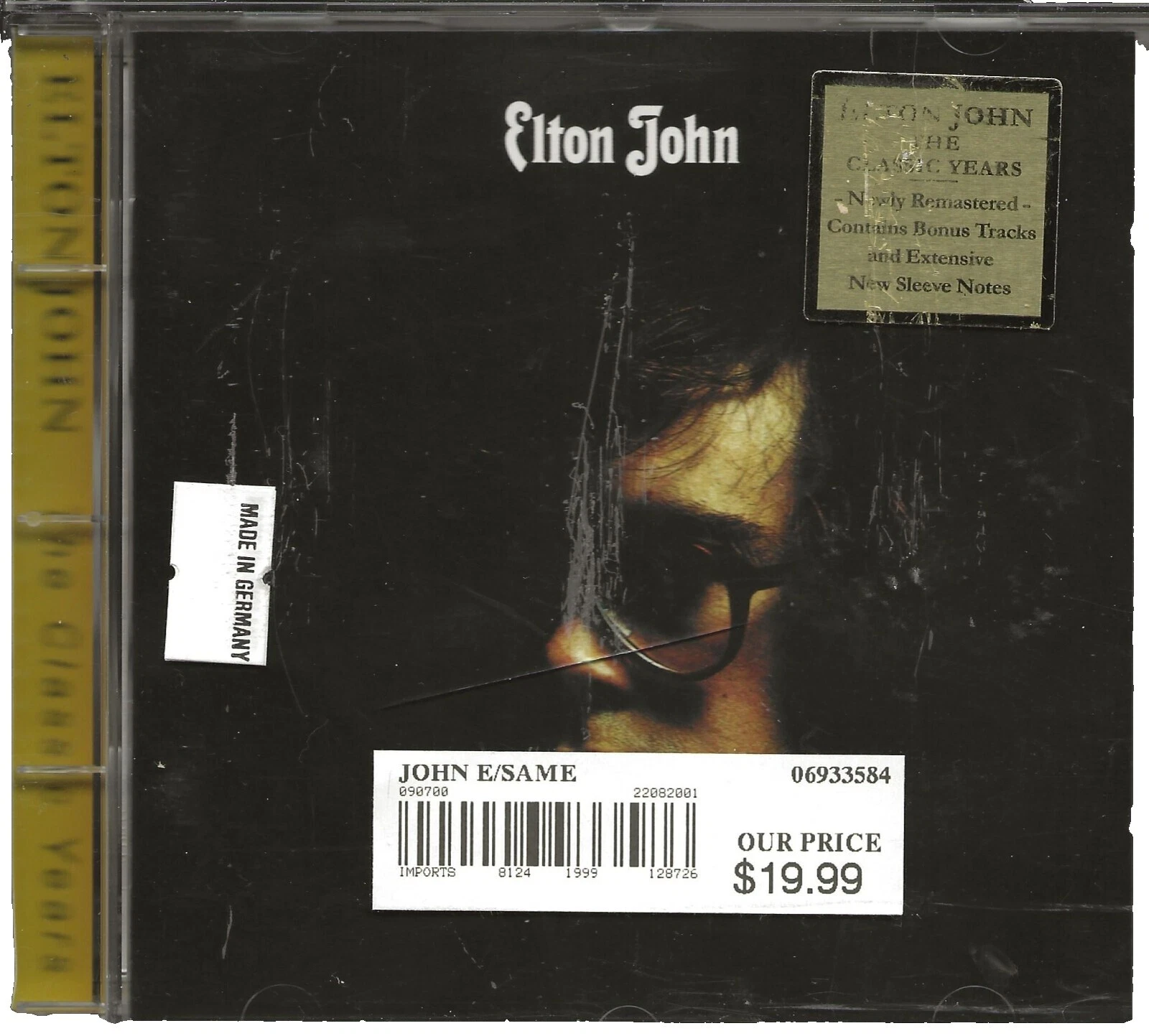 Elton John Pop Music CDs