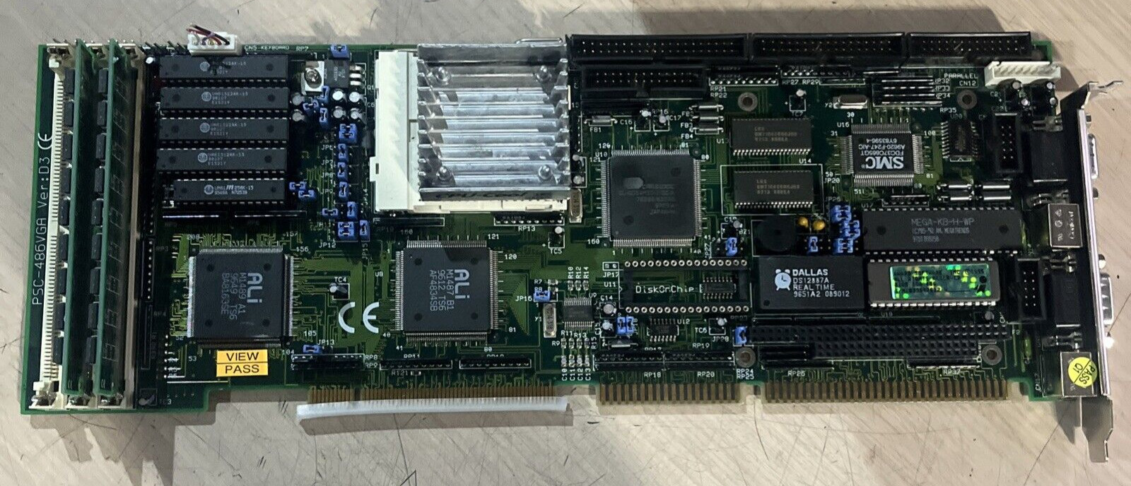 PSC-486VGA VER:C MOTHERBOARD SBC SINGLE BOARD COMPUTER