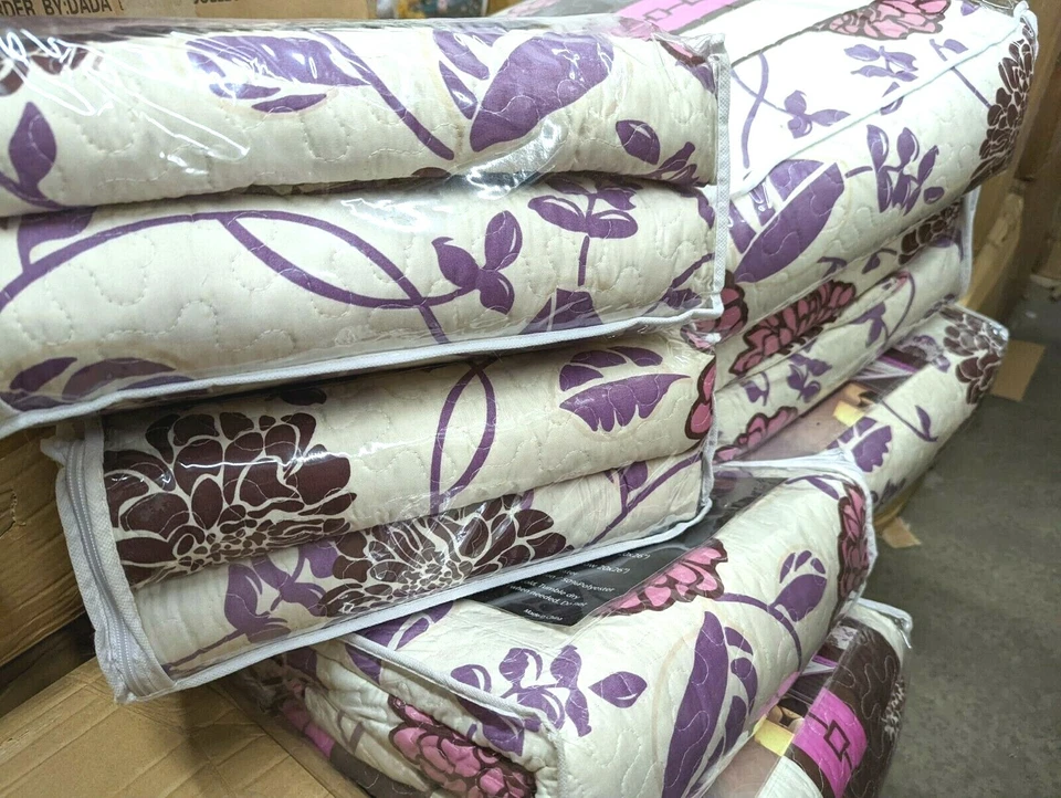 Venta al por mayor Ropa de cama Edredones Mantas Faldas de cama, etc perfectas para minoristas, 10+ piezas Foto 3 de 4