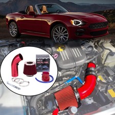 3'' Car Cold Air Intake Filter System Dry Flow Hose Pipe Kit for Fiat 124 Spider