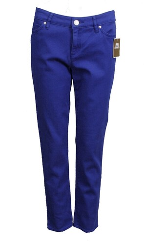 Ellen Tracy Straight Fit Betty Slim Leg Ankle Women's Jeans Bottoms Blue 2 NWT