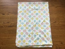 Twin Size Duvet Cover made by Vintage Flower Fabric One of a Kind 100 cotton