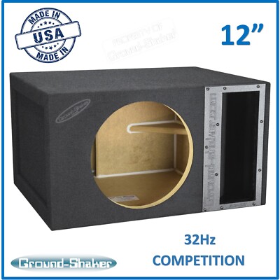12'' Single Ported / Vented Sub Box Subwoofer Enclosure Speaker Box 32Hz