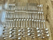 Wm Rogers Magnolia Inspiration Extra Plate Forks Knives Spoons Flatware Sets