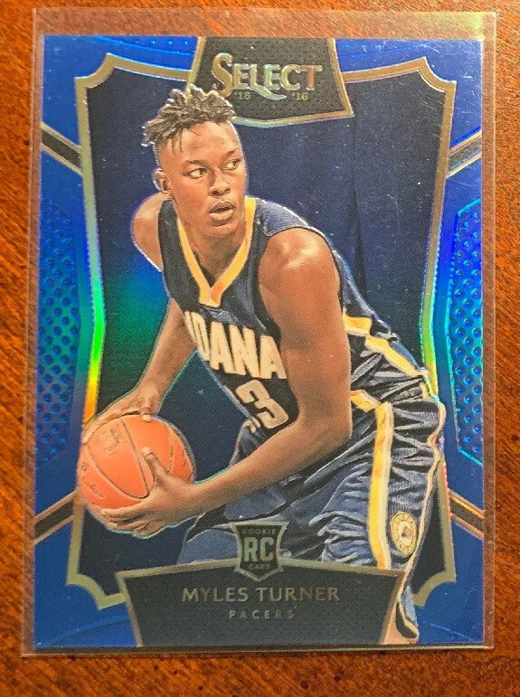 Myles Turner 2015-16 Panini Prizm Select Blue Refractor RC Rookie 248/249 #8