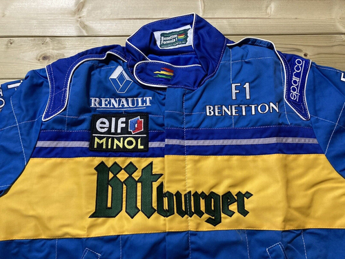 Chaqueta Sparco Benetton Fórmula 1 Renault Racing Team Talla M Azul Italia De Colección - Imagen 9 de 24