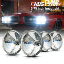 Pack Of 4 5-34 Inch Round Projector Headlights For Dodge Coronet 1959-1974