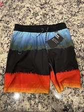 Hurley Swim Board Shorts 10/12 Boys Medium Trunks NWT