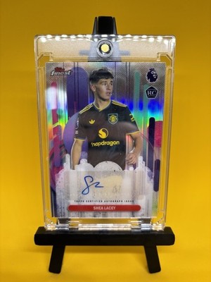 Shea Lacey Topps Finest Chrome Premier League 2026 Auto Refractor Rookie