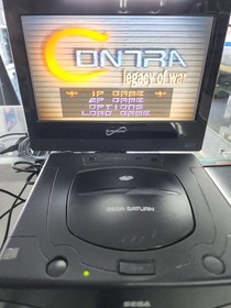 USED AUTHENTIC WORKING -) CONTRA LEGACY OF WAR (- GAME DISC ONLY - SEGA SATURN