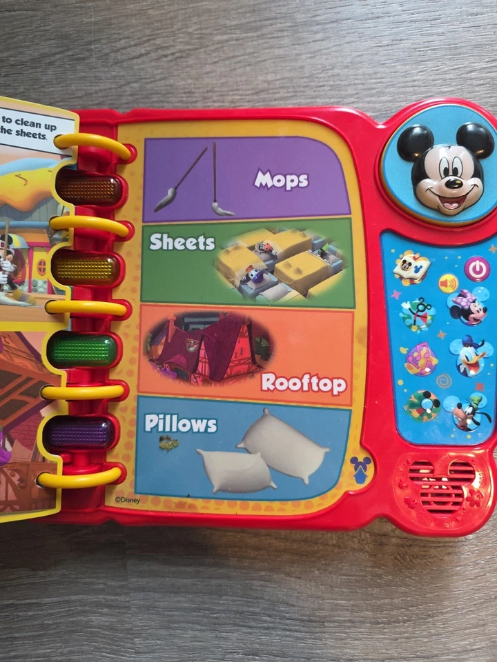 V-tech Disney Junior Mickey Mouse Fun House Explore & Learn Electronic book 2022 - Image 3 of 4