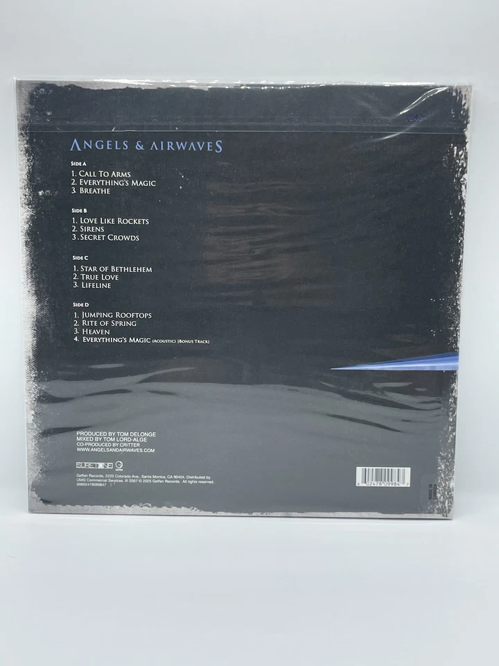 NEW Angels And Airwaves I-EMPIRE On IVC BLACK AND BLUE OPAQUE MIX Vinyl /3000 LP - Image 2 of 4